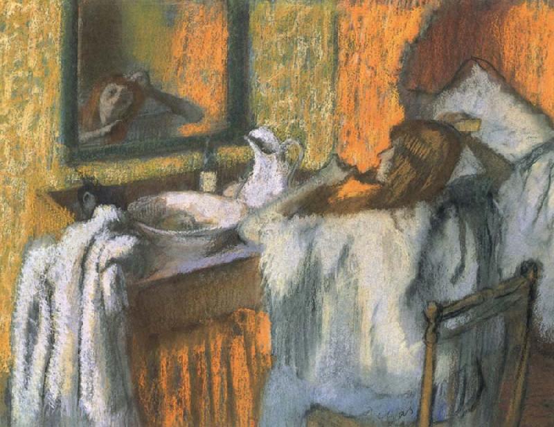  Woman at her toilette